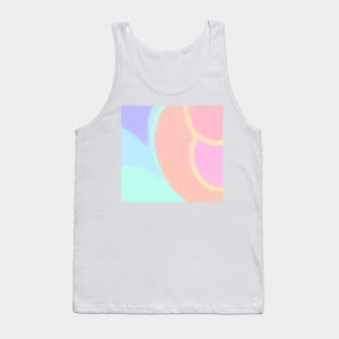 Colorful watercolor abstract texture art Tank Top